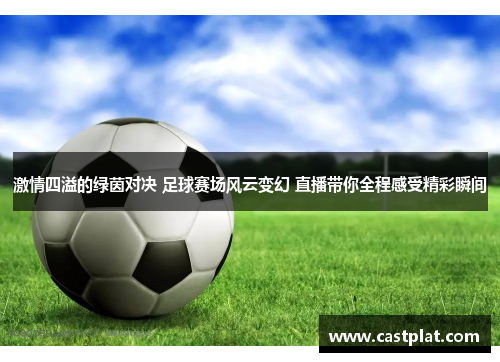 激情四溢的绿茵对决 足球赛场风云变幻 直播带你全程感受精彩瞬间